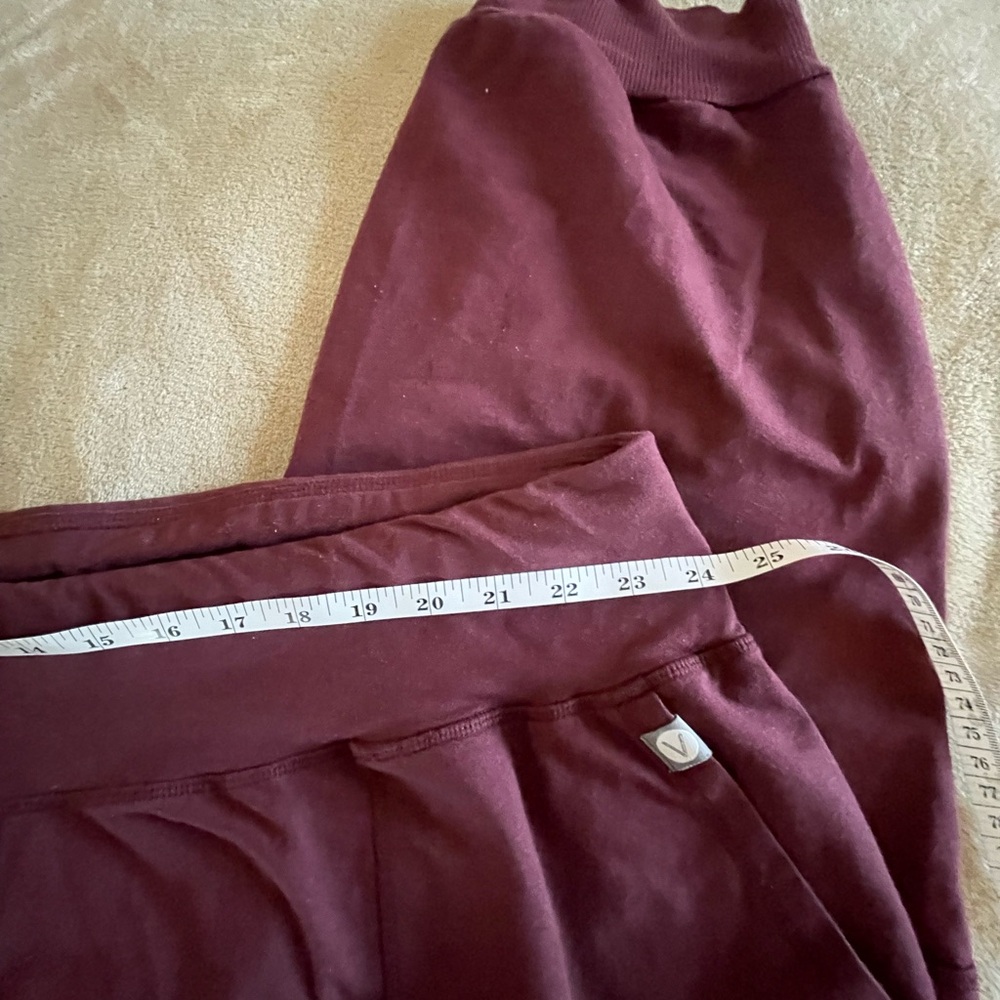 Woman’s Livi Burgundy Jogger Sweat Athletic Cargo Pants Plus 26/28W - Picture 5 of 6